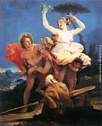 Giovanni Battista Tiepolo Canvas Paintings - Apollo and Daphne
